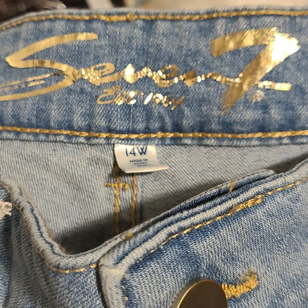 Host Pick NWT SEVEN7 JEANS Bombshell High Rise Bootcut Plus Size - Picture 6 of 11
